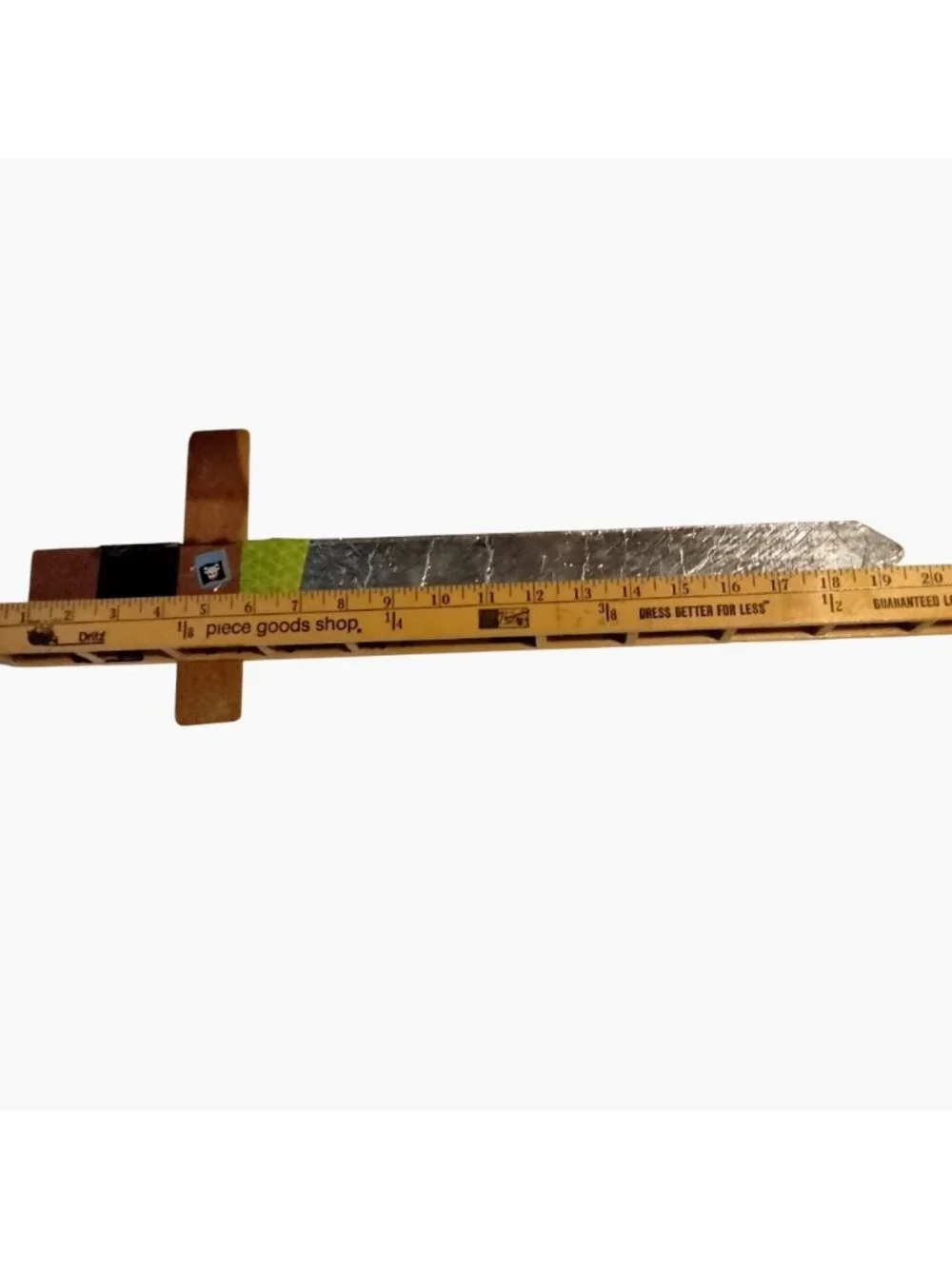 Wooden Sword Handmade Halloween Pirate Knight Costume Prop Primitive Rustic
